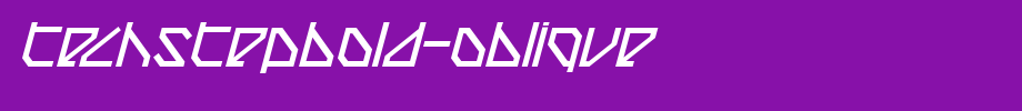 TechstepBold-Oblique.ttf type, t letters in English