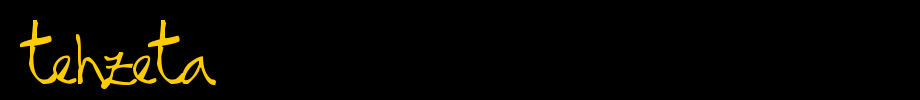 Tehzeta.ttf类型，T字母英文的文字样式