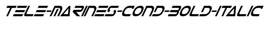 Tele-marine-cond-bold-italic.ttf type, t letter English
(Art font online converter effect display)