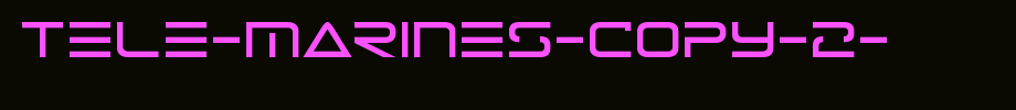 Tele-marine-copy-2-.TTF type, t letters in English
(Art font online converter effect display)