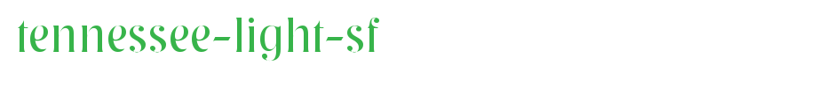 Tennessee-Light-SF.ttf type, t letter English
(Art font online converter effect display)