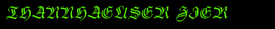 Thannhaeuser-Zier.ttf type, t letter English
(Art font online converter effect display)