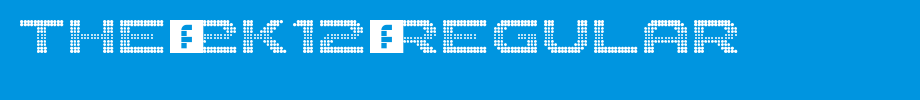 The-2K12-Regular.ttf type, t letter English
(Art font online converter effect display)