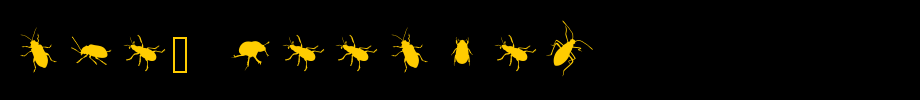 The-Beetles.ttf类型，T字母英文