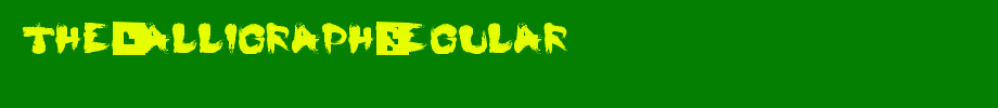 The-Calligraph-Regular.ttf type, T letter English
(Art font online converter effect display)
