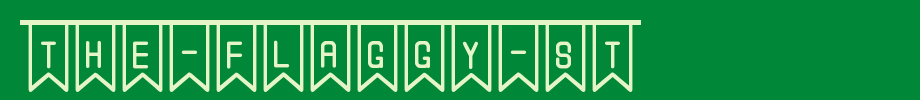 The-Flaggy-St.ttf type, t letter English
(Art font online converter effect display)