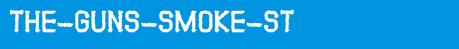 The-Guns-Smoke-St.ttf type, t letters in English
(Art font online converter effect display)