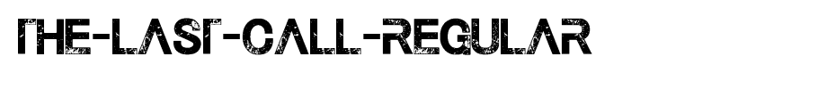 The-Last-Call-Regular.ttf type, T letter English
(Art font online converter effect display)