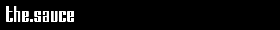 The-Sauce.ttf type, T letter English
(Art font online converter effect display)