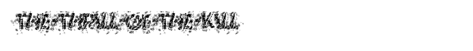 The-Thrill-Of-The-Kill.otf type, T letter English
(Art font online converter effect display)