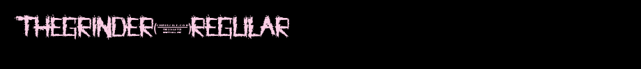 TheGrindeR-Regular.otf type, t letters in English
(Art font online converter effect display)