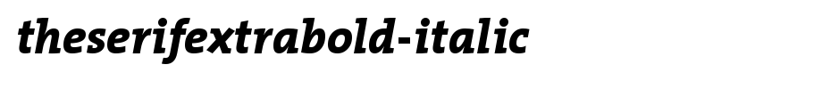 TheSerifExtraBold-Italic.ttf类型，T字母英文的文字样式