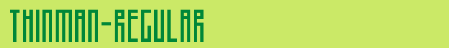 Thinman-Regular.ttf type, T letter English
(Art font online converter effect display)