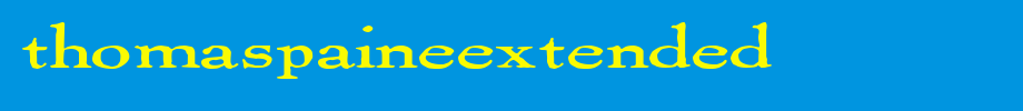 ThomasPaineExtended.ttf type, T letter English
(Art font online converter effect display)