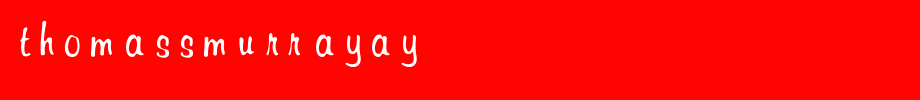 ThomassMurrayay.ttf type, T letter English
(Art font online converter effect display)