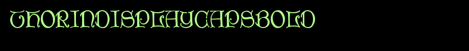 ThorinDisplayCaps-Bold.ttf type, t letter English
(Art font online converter effect display)