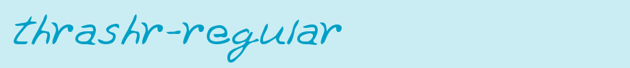 Thrashr-Regular.ttf type, T letter English
(Art font online converter effect display)
