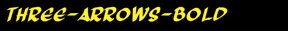 Three-Arrows-Bold_ English font
(Art font online converter effect display)