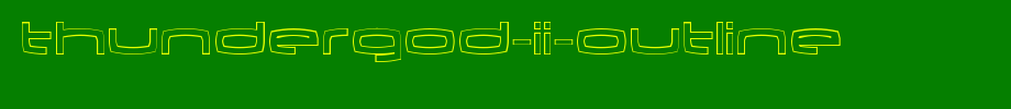 Thundergod-II-Outline.ttf type, t letter English
(Art font online converter effect display)
