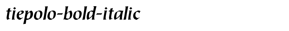 Tiepolo-Bold-Italic.ttf类型，T字母英文的文字样式