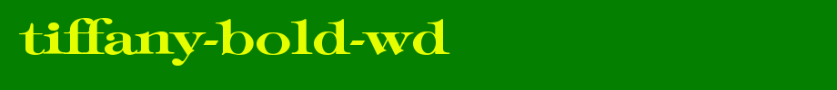 Tiffany-Bold-Wd.ttf type, T letter English
(Art font online converter effect display)