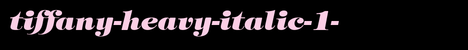 Tiffany-Heavy-Italic-1-.ttf类型，T字母英文的文字样式