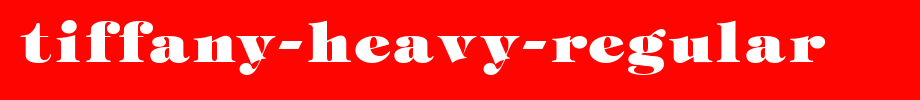 Tiffany-Heavy-Regular.ttf type, T letter English
(Art font online converter effect display)