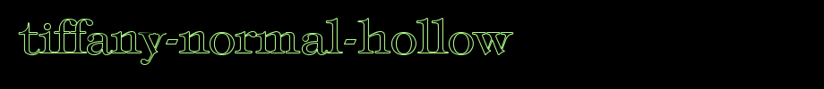 Tiffany-Normal-Hollow.ttf type, T letter English