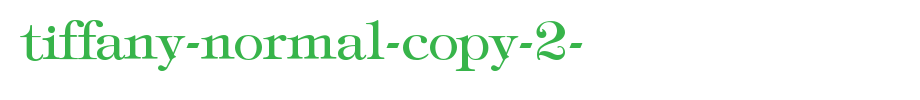 Tiffany-Normal-copy-2-.ttf类型，T字母英文的文字样式