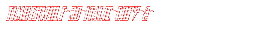 Timberwolf-3d-italic-copy-2-.TTF type, t letter English
(Art font online converter effect display)