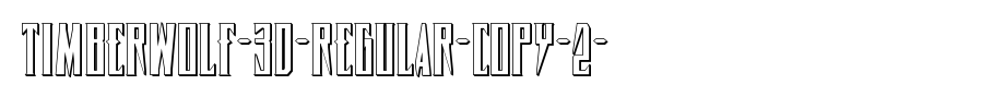 Timberwolf-3d-regular-copy-2-.TTF type, t letter English
(Art font online converter effect display)