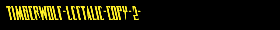 Timberwolf-Leftalic-copy-2-.ttf类型，T字母英文(字体效果展示)