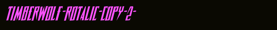 Timberwolf-Rotalic-copy-2-.ttf type, T letter English
(Art font online converter effect display)