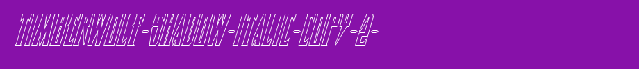 Timberwolf-shadow-italic-copy-2-.TTF type, T letter English
(Art font online converter effect display)