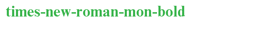 Type Times-New-Roman-Mon-Bold.ttf, t letters in English
(Art font online converter effect display)