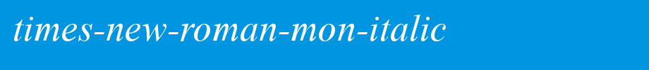 Times-New-Roman-Mon-Italic.ttf type, T letter English
(Art font online converter effect display)