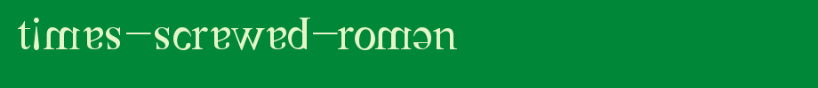 Times-swept-Roman. TTF type, T letter English
(Art font online converter effect display)