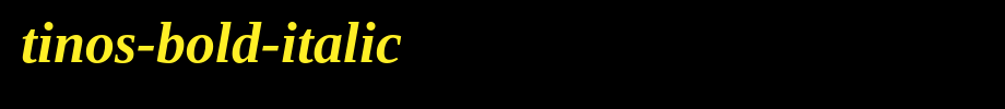 Tinos-Bold-Italic.ttf类型，T字母英文的文字样式
