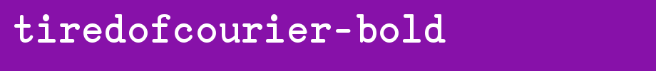 Tiredofcarrier-bold. TTF type, T letter English
(Art font online converter effect display)