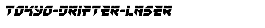 Tokyo-drift-laser. TTF type, T letter English
(Art font online converter effect display)