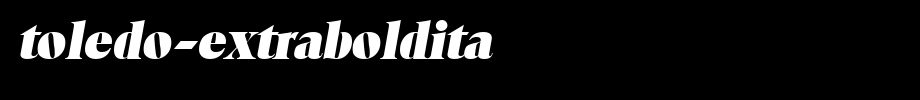 Toledo-ExtraBoldIta.ttf type, T letter English
(Art font online converter effect display)