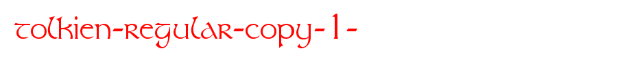 Tolkien-Regular-copy-1-.ttf type, T letter English
(Art font online converter effect display)