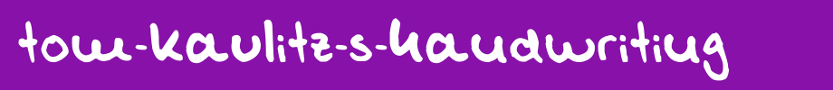 Tom-Kaulitz-s-Handwriting.ttf type, T letter English
(Art font online converter effect display)