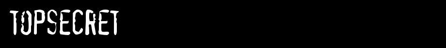 TopSecret.ttf type, T letter English
(Art font online converter effect display)