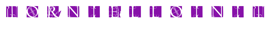 TornielloInitials.ttf type, t letter English
(Art font online converter effect display)
