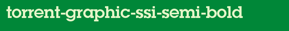 Torrent-graphic-SSI-semi-bold.ttf type, t letter English
(Art font online converter effect display)