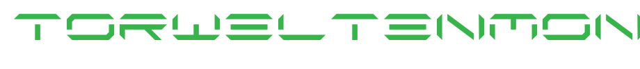 TorweltenMono.ttf type, T letter English
(Art font online converter effect display)