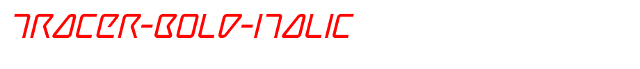 Tracer-Bold-Italic.ttf类型，T字母英文