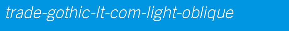 Trade-gothic-lt-com-light-oblique.ttf type, t letters in English
(Art font online converter effect display)