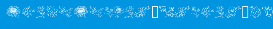 Traditional-floral-design-iii. TTF type, t letter English
(Art font online converter effect display)